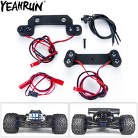 YEAHRUN Front and Rear LED Lights Bar Headlight Taillight Spotlight Lamp for E-REVO 2.0 1/8 4WD Monster Truck Parts