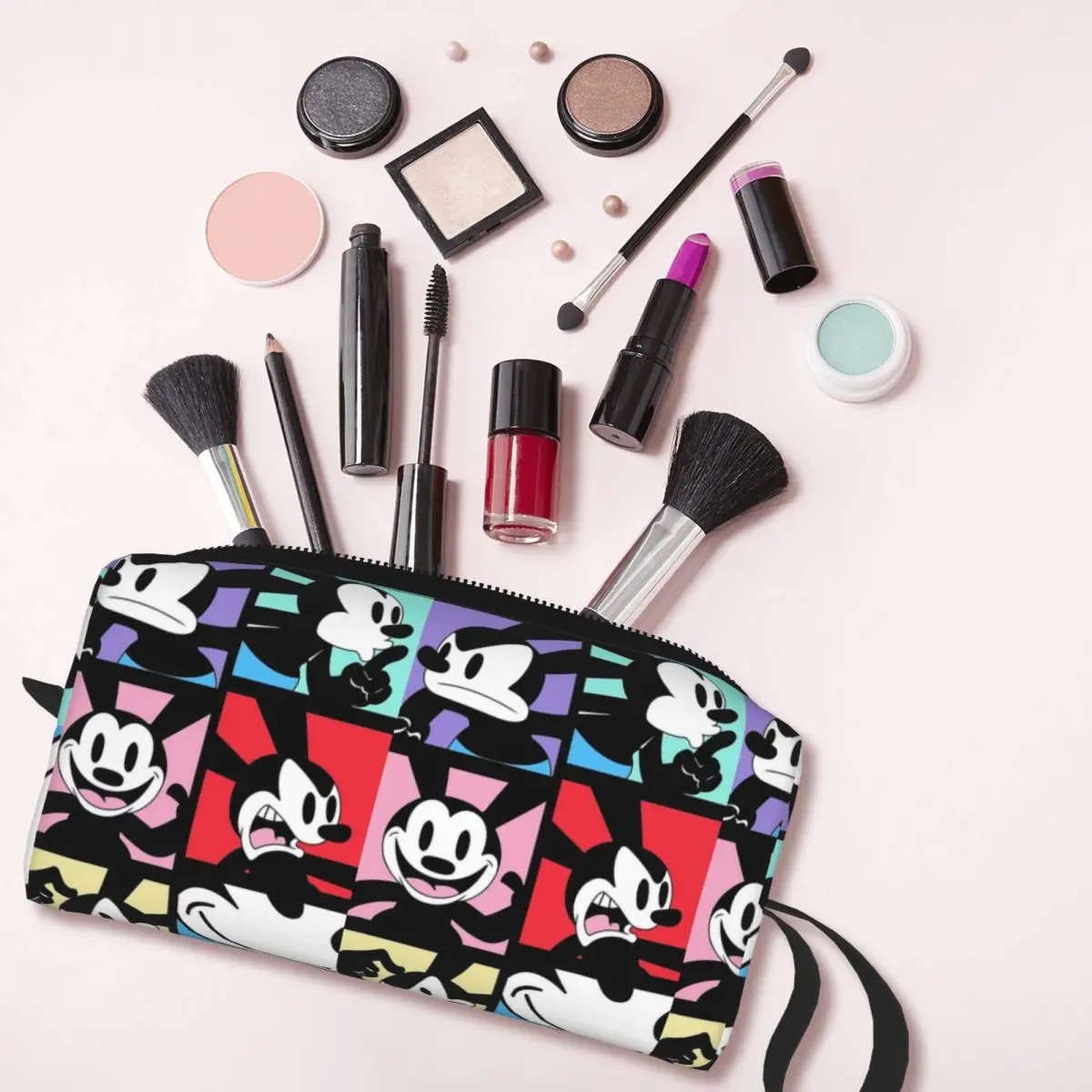 Mood Board Oswald Makeup Bag Cosmetic Organizer Storage Dopp Kit for Women Beauty Travel Pencil Case