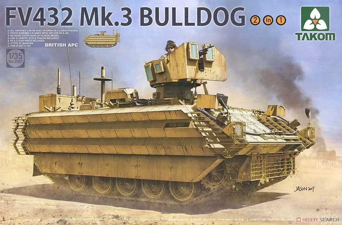 Takom 2067 1/35 British APC FV432 Mk.3 Bulldog Model Kit