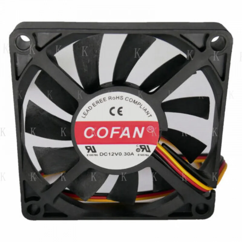 

C FOR 1 Pcs Silent Cooling Fan F-7010H12B-01 12V 0.3A 70*70*10mm