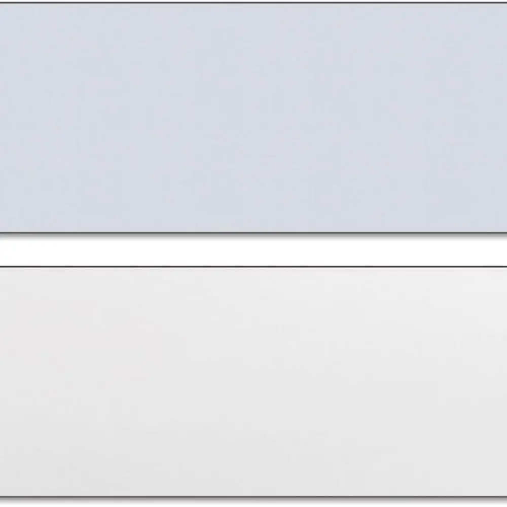 Laminate Table Top, Rectangular, 71.5w X 23.63d, White/Gray