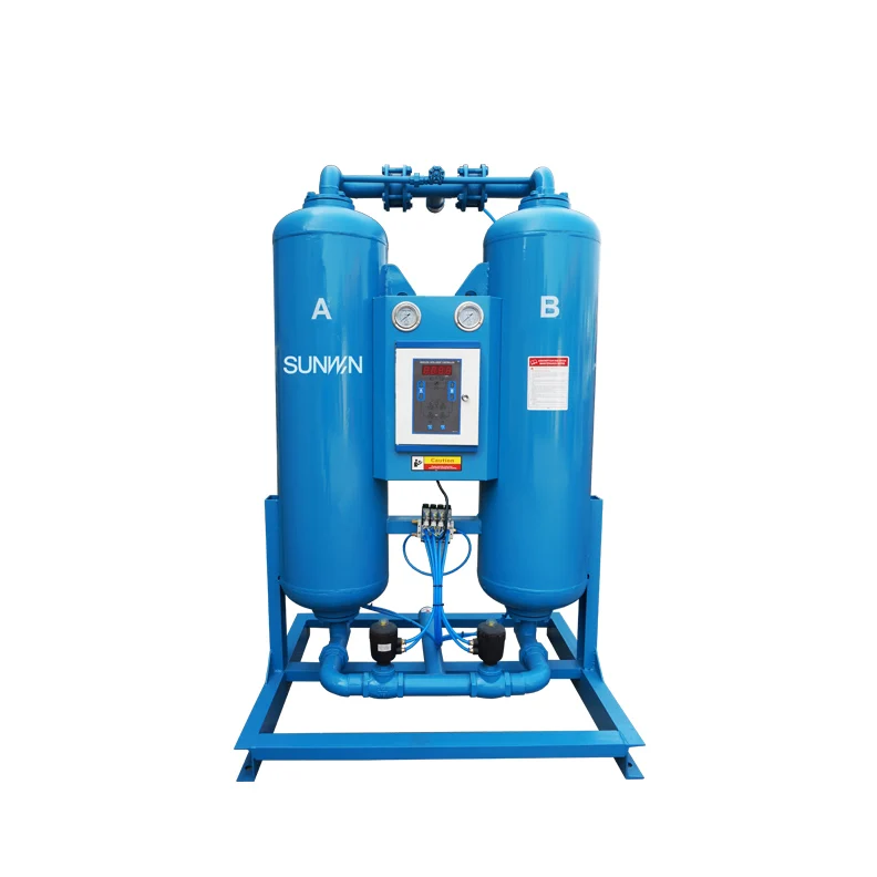 Athermless desiccant air dryer for beverage plant