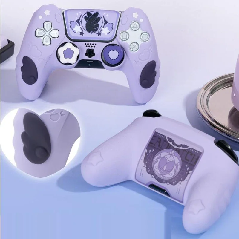 스타 윙 실리콘 소프트 쉘 스티커 스킨, 닌텐도 스위치 프로 게임 컨트롤러 케이스 엄지 스틱 그립 캡 커버 보호대