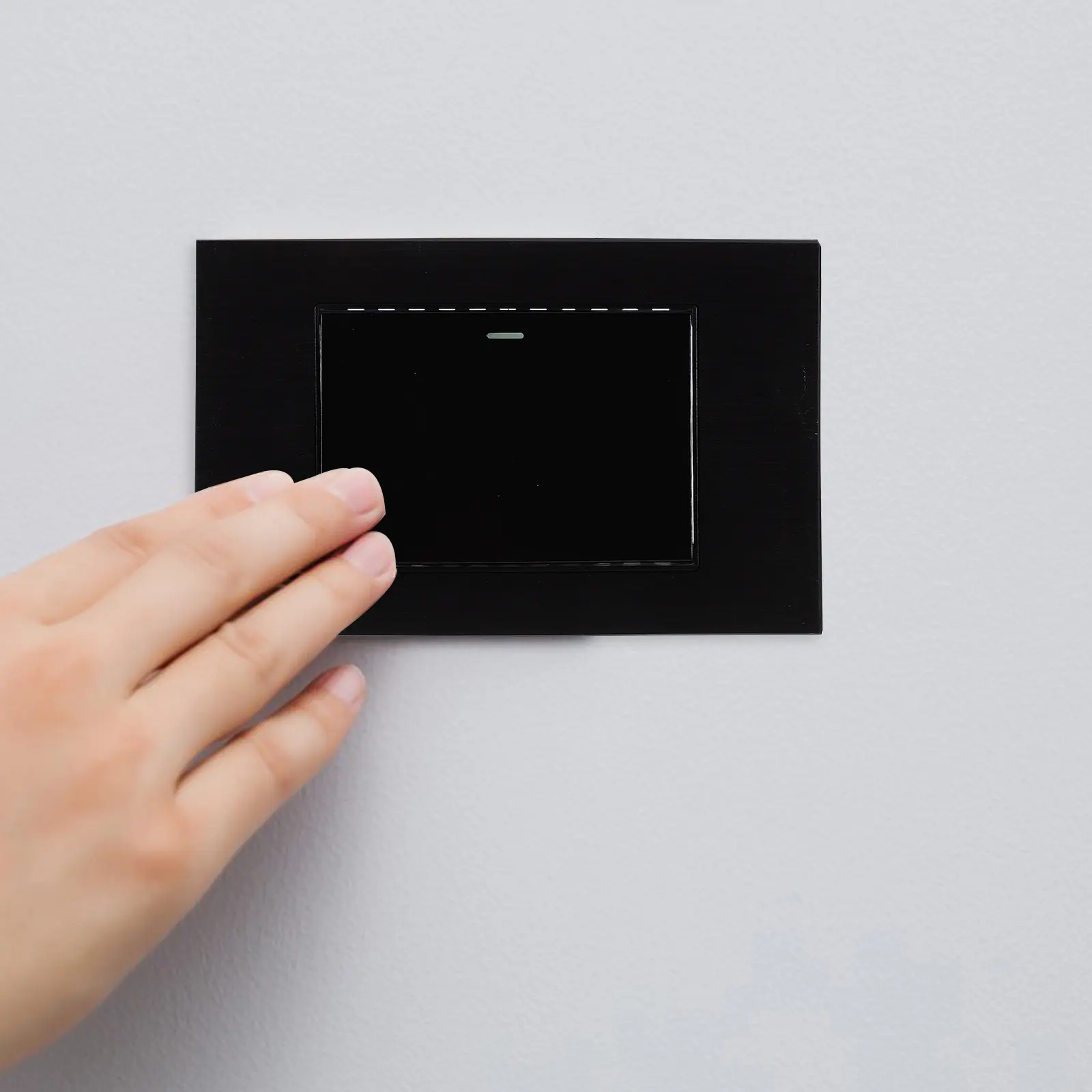 Wall Light Switch Panel Single Control Scratch Resistant Wear Resistant Easy Clean Wall Mount for Home