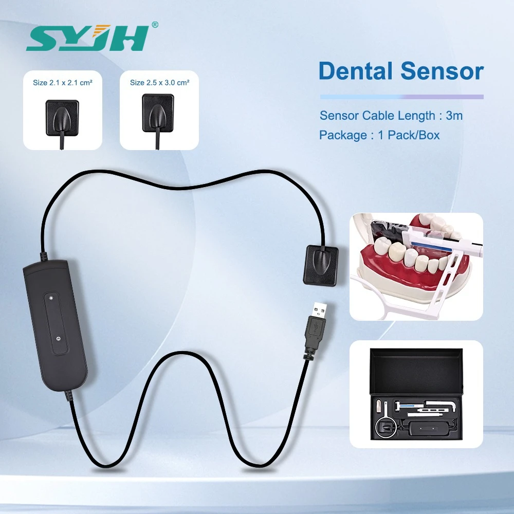 SYJH Dental Sensor X-Ray Radiovisiograph Intraoral Imaging System HD Image Digital Sensor Oral Medical Film Dental Equipment