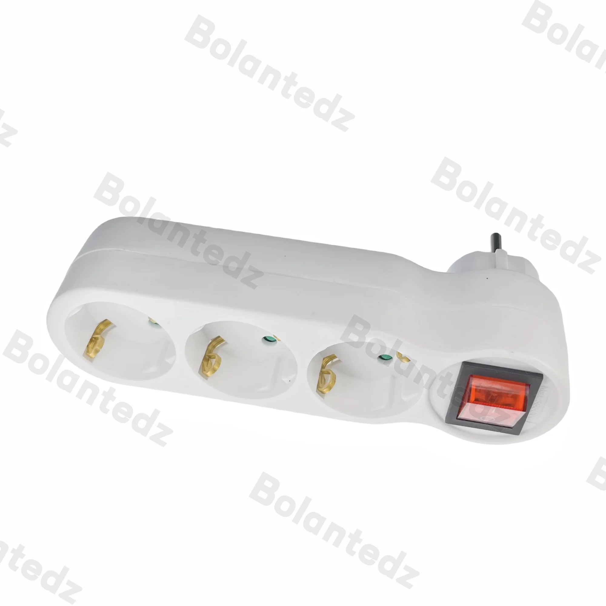 Drop Ship&Wholesale 16A European Type Conversion Plug 1 TO 3 Way EU Standard Power Adapter Socket Mar28