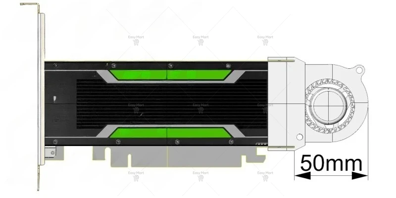 Graphics Card U-shaped Turbo Heat Sink Fan  window