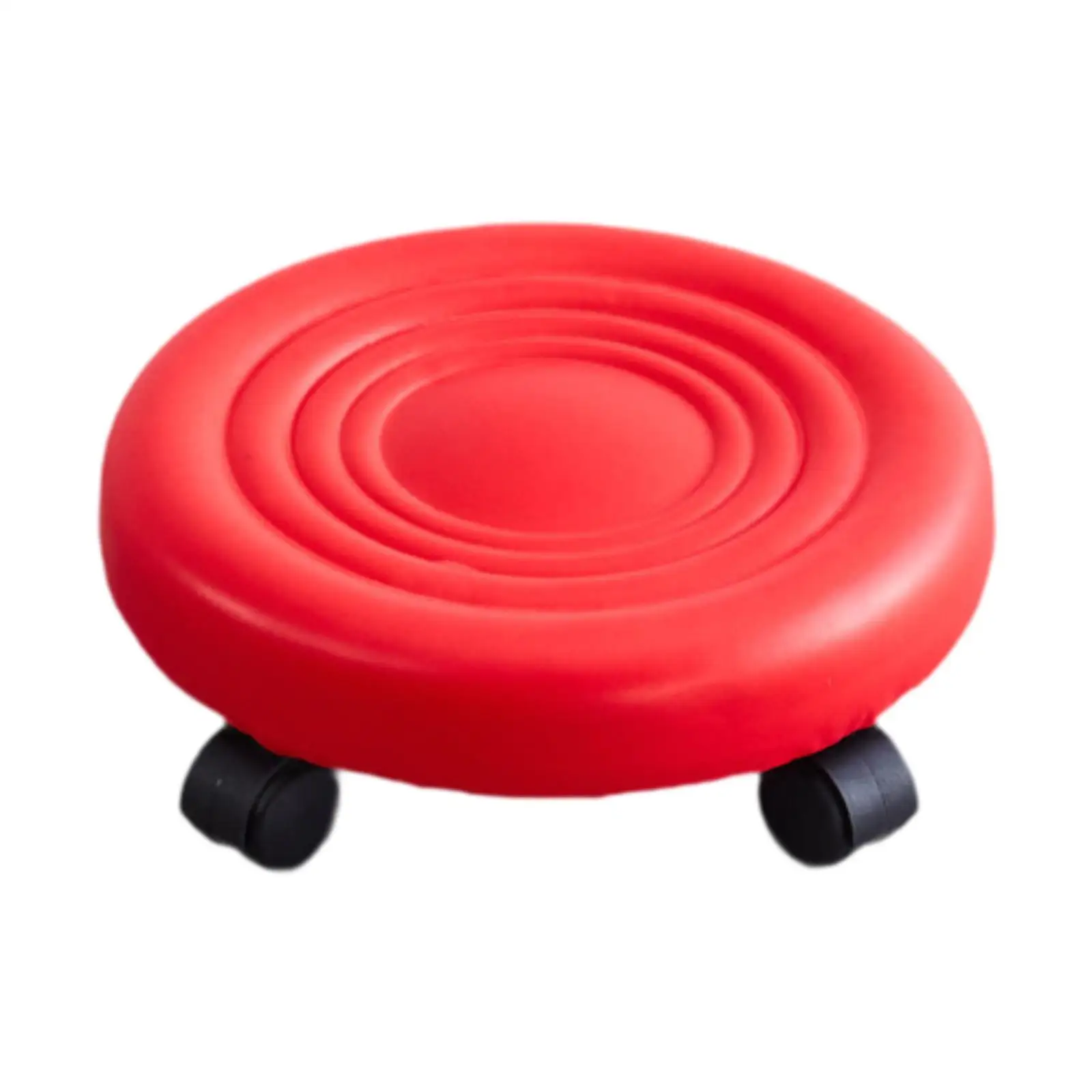 

Low Height Rolling Stool Pedicure Stool with Wheels 360° Rotating Step Stool Low Roller Seat for Garage Shop Sport