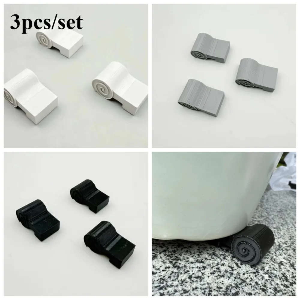 3pcs Gardening Flower Pot Holder Set, Non-slip Pot Mat, Planter Tray & Potted Plant Stand