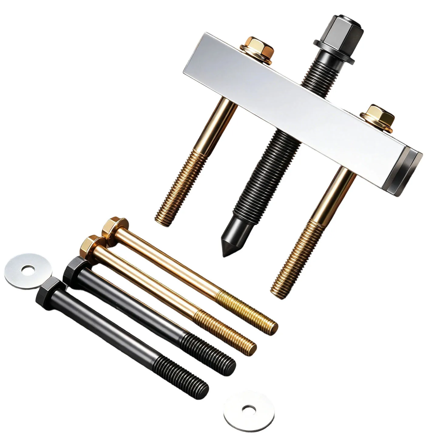 Crankshaft Pulley Puller Adjustable Non-Slip Labor Saving Bearing Separator For Motorcycle Auto Truck AC Pump Brake Hand Tools