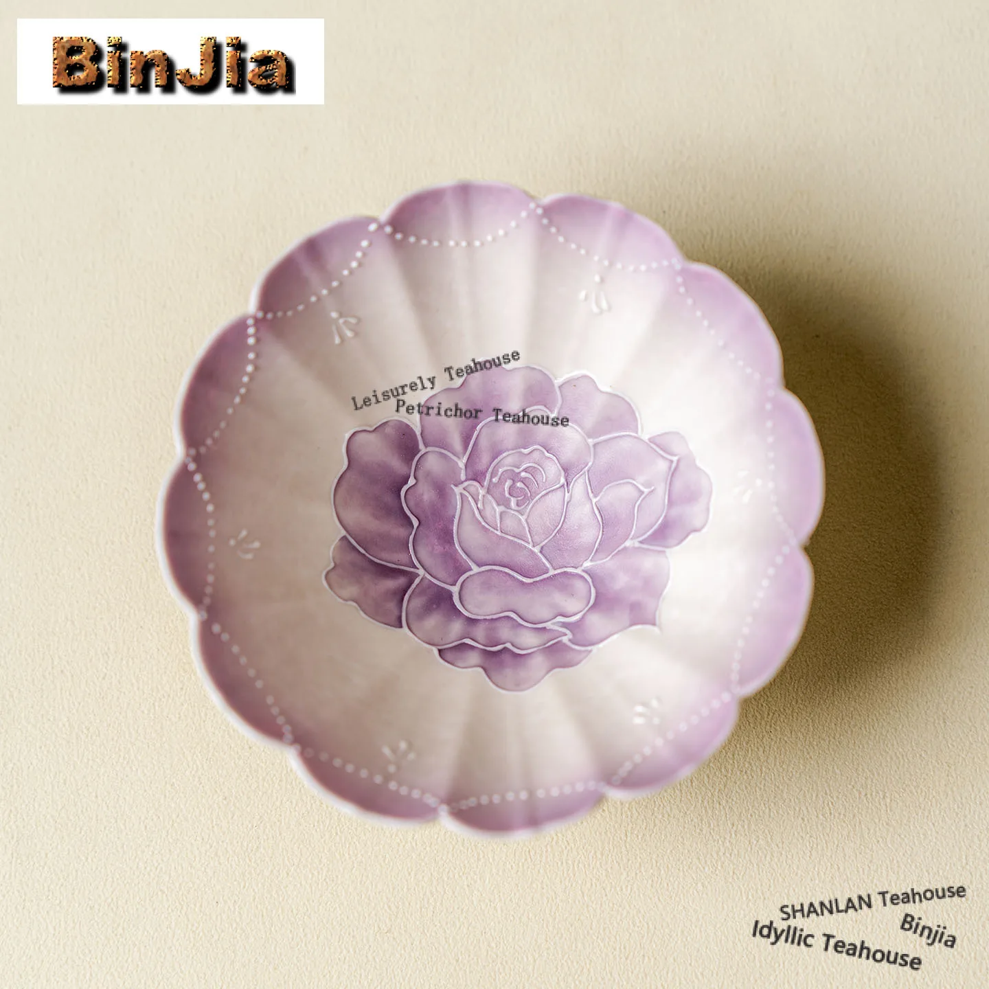 

70ml Hand-painted Rose Flower Teacup Retro Tea Bowl Water Jug Tea-tasting Fragrance Cup Jianzhan Master Cups Tea Items Craft