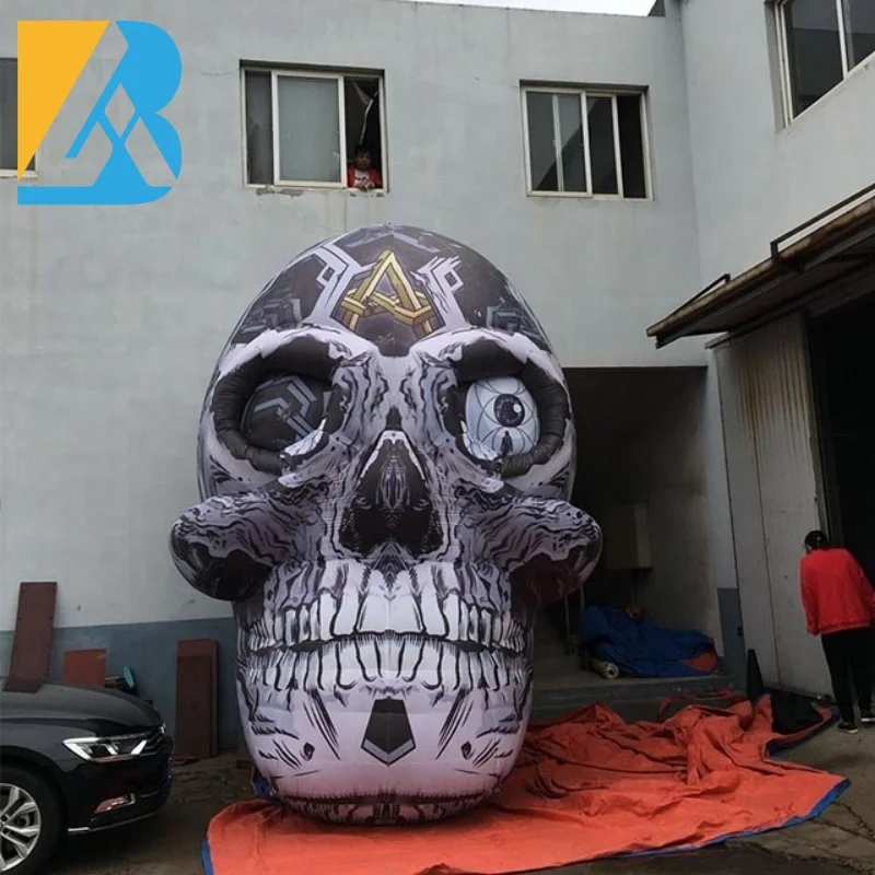 

Personalized Huge Halloween Blow ups Giant Skull Inflatables for Halloween Decorations Toys