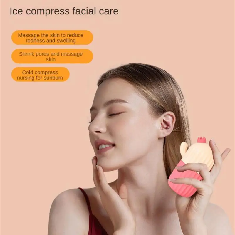 Silicone Ice Cube Trays Beauty Lifting Ice Ball Face Massager Contouring Eye Roller Facial Treatment Reduce Acne Skin Care Tool