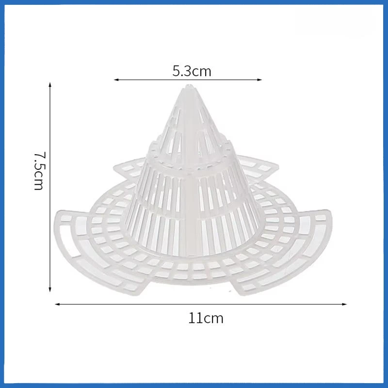 5pcs Leakproof Flower Pot Hole Mesh Cup Conical Net Base Drainage Succulent Potted Plant Anti-rot Root Filter Cover Hole Pad A2