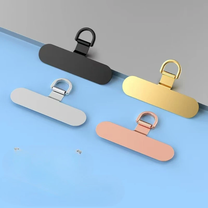

1PCS Universal Metal Phone Tether Tab Ultra-thin Stainless Steel Replacement Phone Lanyard Straps Cards Hanging Cord Tab