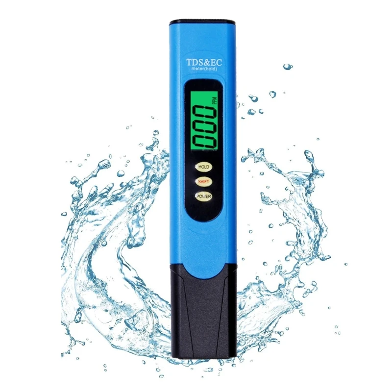 มัลติฟังก์ชั่น EC/TDS/Temp Meter เครื่องวิเคราะห์น้ำเครื่องทดสอบคุณภาพน้ำ Drop ship