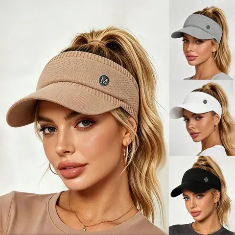 Chapéu de sol ajustável unissex, casual, multifuncional, respirável, proteção solar, adequado para uso diário, moda versátil, 1 peça