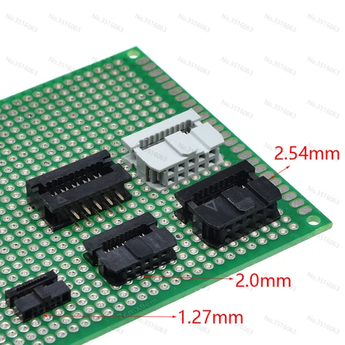 Imagen 2 del producto 5/10 Uds 1,27/2,0/2.54mm Fc-6/8/10/12/14/16/20/30/40/50/64 Pin/P conector de Cable de carga descendente hembra Cable de enchufe de caja Idc