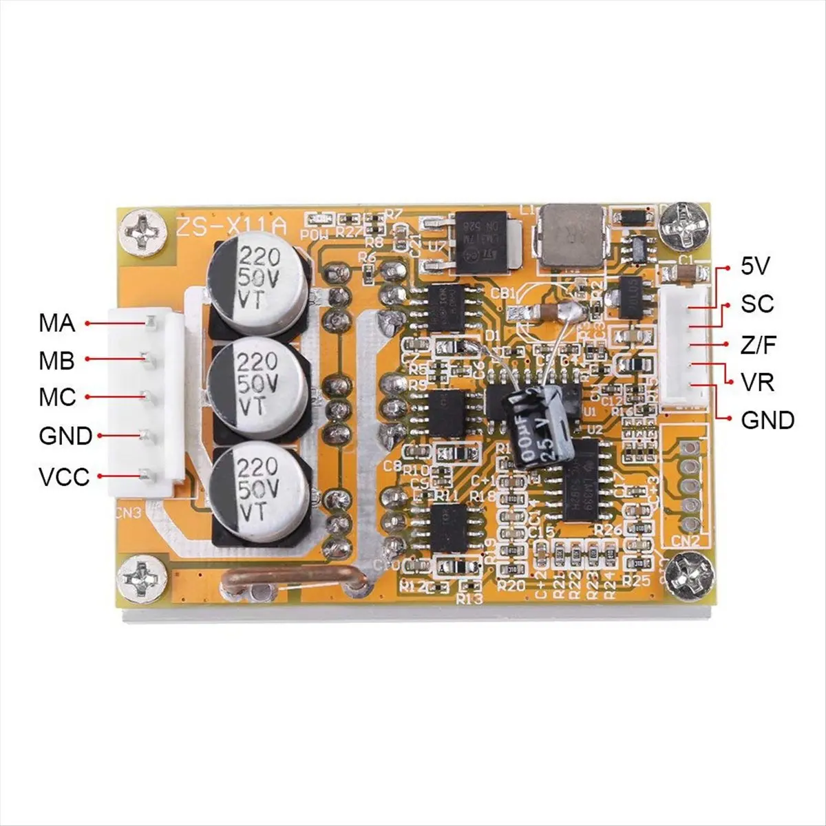 ♋♐…BUY 5V-36V 350W Wide Voltage 3-Phase Sensorless BLDC Motor Controller Board Brushless ESC Motor Driver Module with Heatsink