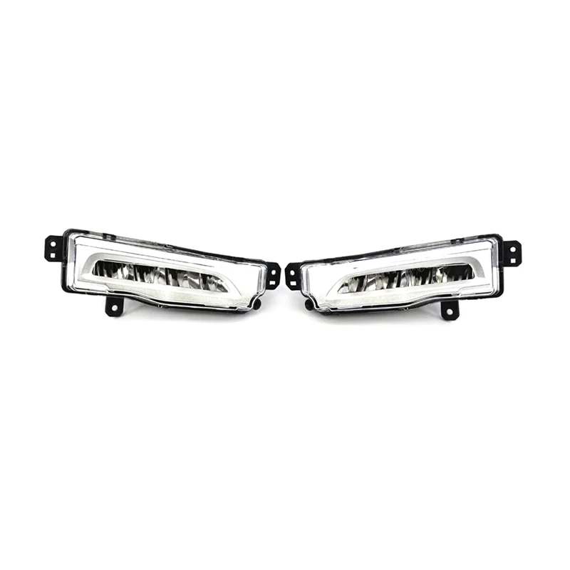 Top!-Car LED Fog Light Daytime Running Light 63177406365 63177406366 For BMW X5 X6 X7 G05 G06 G07 M50i 40Ix 50Ix