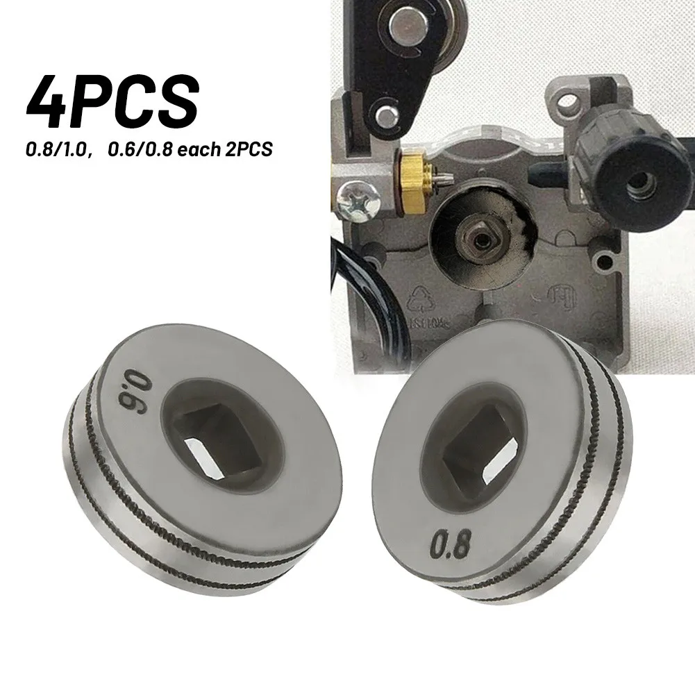 

Kunrled-Groove Wire Feed Roller Parts Mig Welder Roll Parts Wire Feed 0.6-0.8/0.8-1.0 Bearing Steel Drive Roller