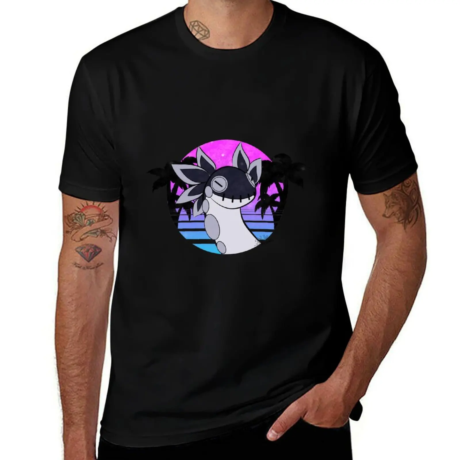 

Vaporwave Wiggler MHW T-Shirt Labor Work Casual T-Shirt