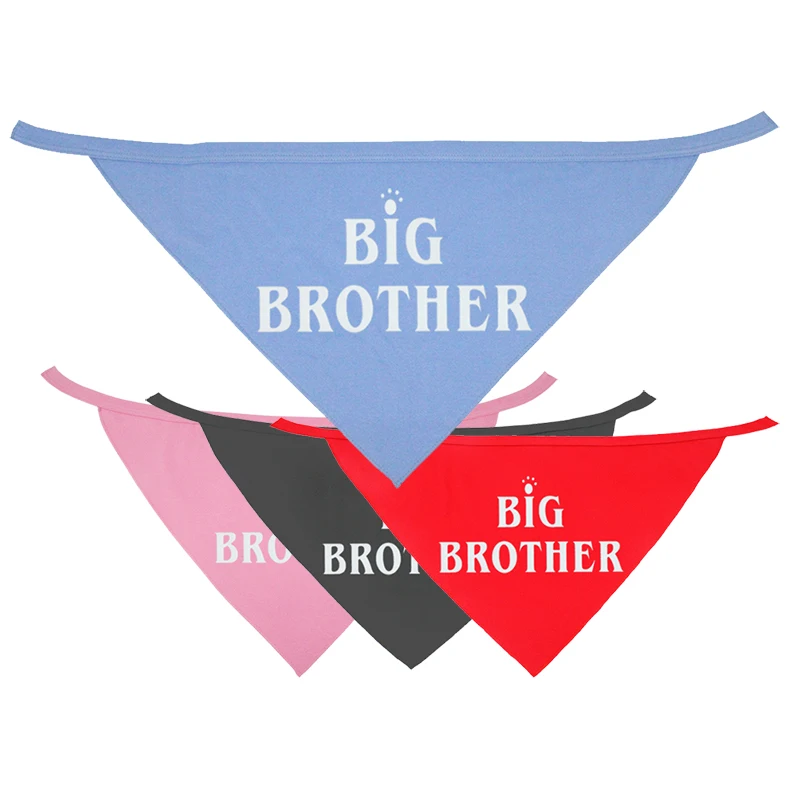 BIG BROTHER Adjustable Dog Bandana Pet Scarf Cute Neckerchief For Puppy Dog Cat Pet Bibs Pet Scarf Accessories