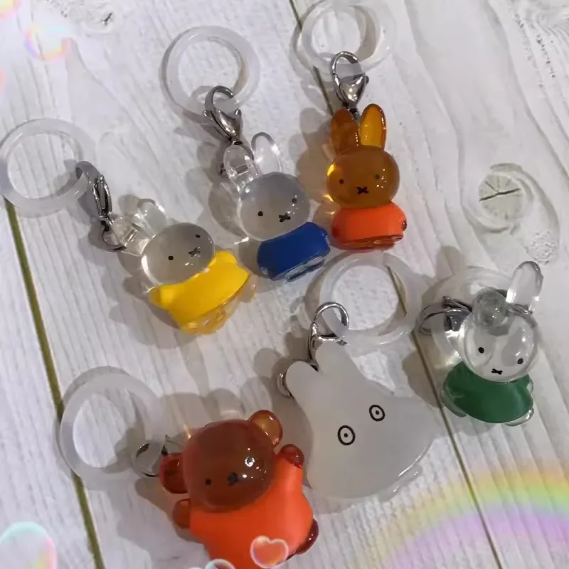 ألعاب حركة Bandai-Gashapon Miffy للأطفال ، أفضل موديل أنيمي ، زينات قابلة للتحصيل ، هدية أصلية ، 5: