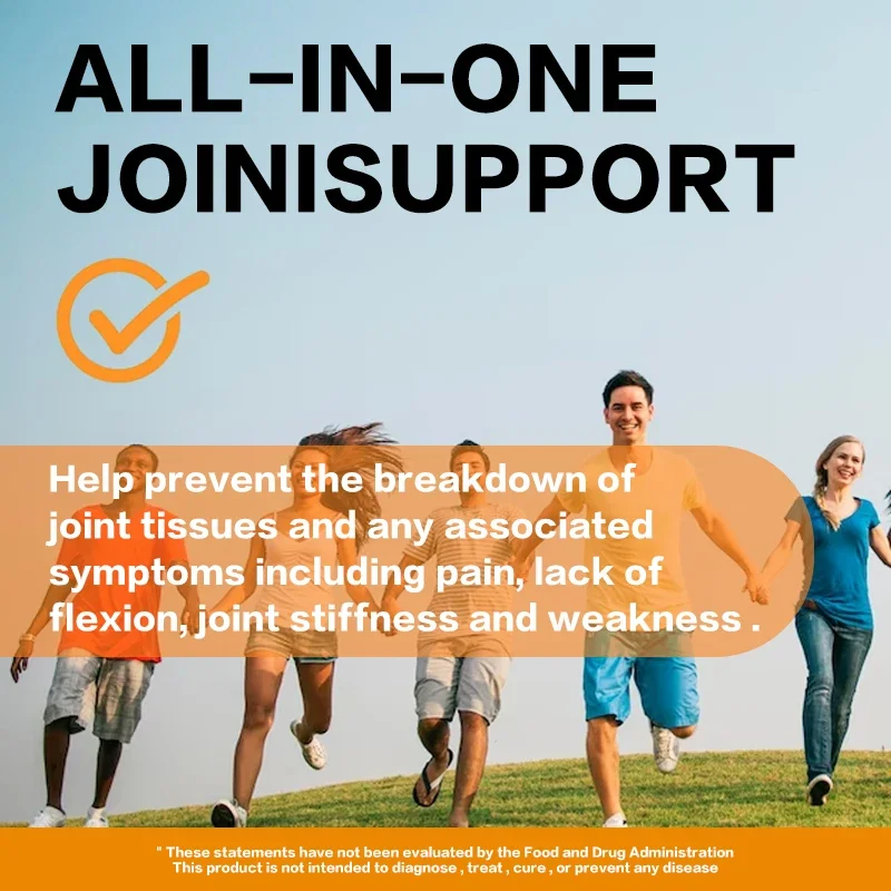 Glucosamine Chondroitin MSM with OptiMSM - Helps with Joint Mobility | Joint Support Supplement