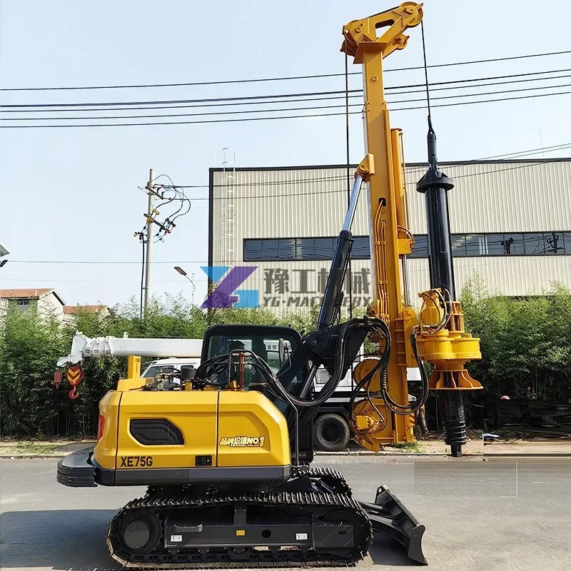 Hot Sale30m 40m 50m Large Diameter Mud Rotary Drilling Rig Machine Small Rotary Drilling Rig Used Sheet Pile Drilling Rig