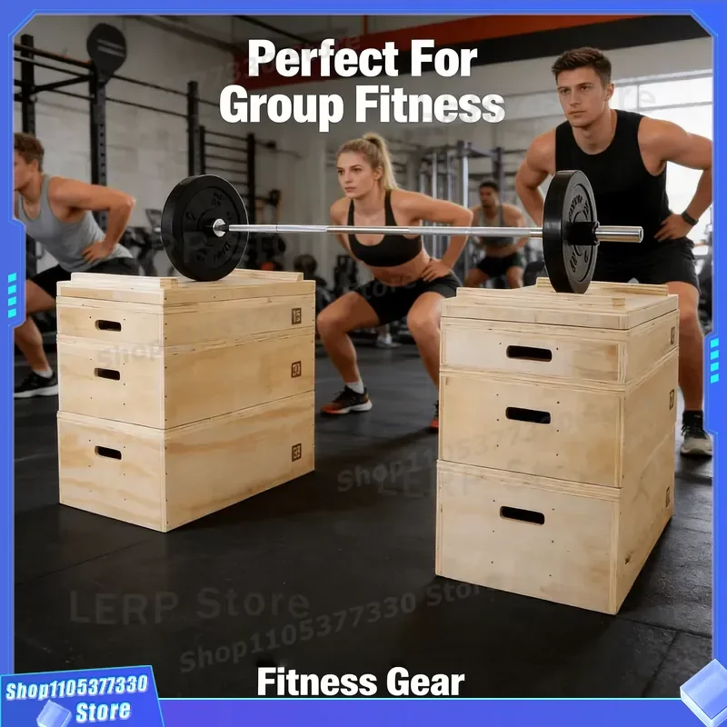 Custom Logo 2cm EO Board Wood Weightlifting Block Portable Barbell Heightening Bracket Durable Commercial Gym Equipment Eco