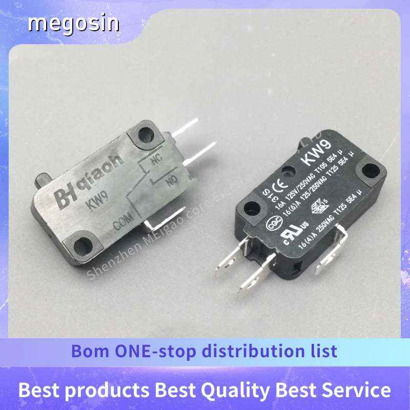 5pcs/lot Rice cooker Accessories Three-pin micro switch Rice cooker switch KW9-0 silver contact
