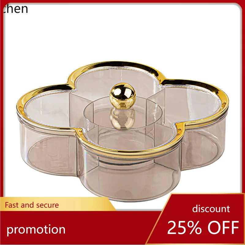 

ZML candy tray, household fruit box, coffee table dry fruit jar, living room