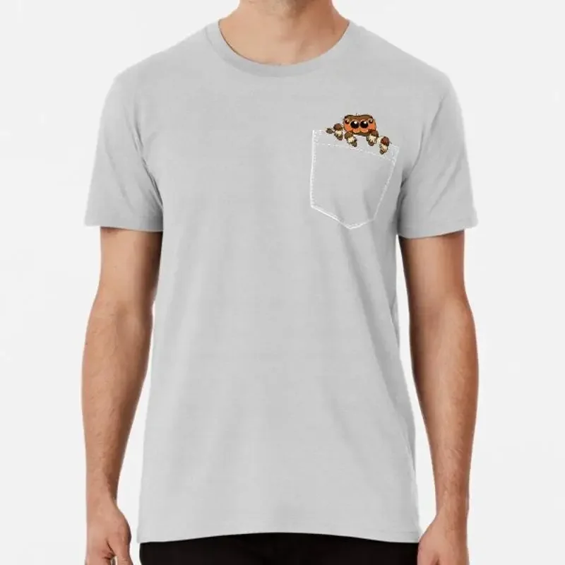 Jumping spider in my pocket Premium T Shirt S to 5XL Made the AU USA