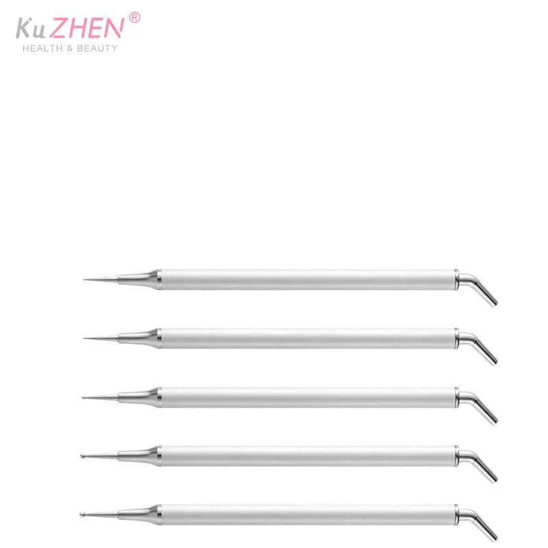 5Pcs Acrylic Handle Crystal Studs Picker Dual-ended Rhinestone Gems Picker Dotting Pen Wax Pencil Manicure Nail Art DIY Tools