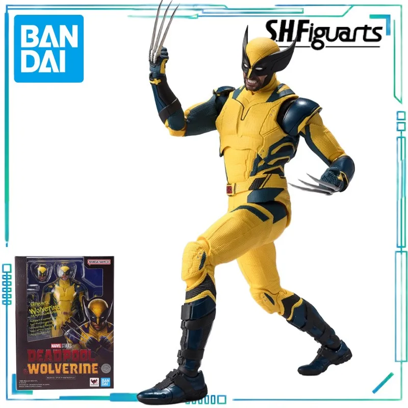 BANDAI Echt S. H. Figuarts-serie American Series Deadpool (Deadpool 2) en Wolverine beweegbaar eindproductmodel