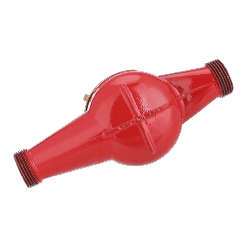 Water Meter DN20/6 Points Rotary Wing Type for High Temperature Resistance up to 90C with Three Pointer Indication