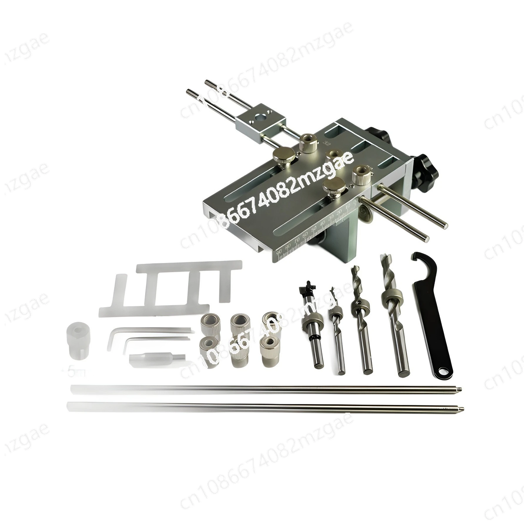 

3-in-1 hole punch, woodworking 2-in-1 hole opener, panel furniture log tenon punching and positioning