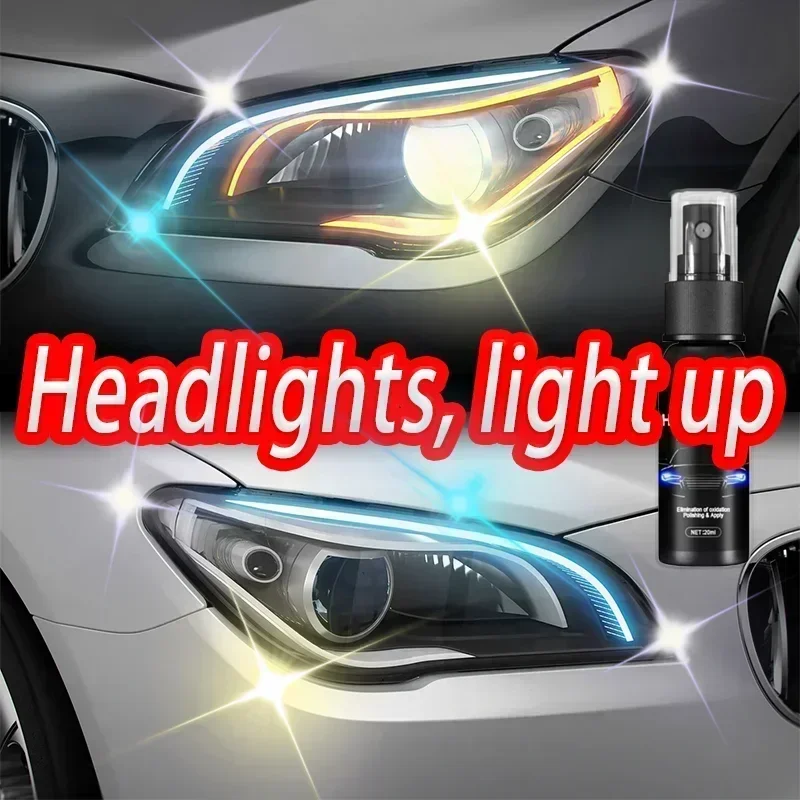 

7 Car Headlight Restoration Polishing Headlamp Scratch Remover Repair Cleaning Paste Remove Oxidation Headlight Polish Liquid