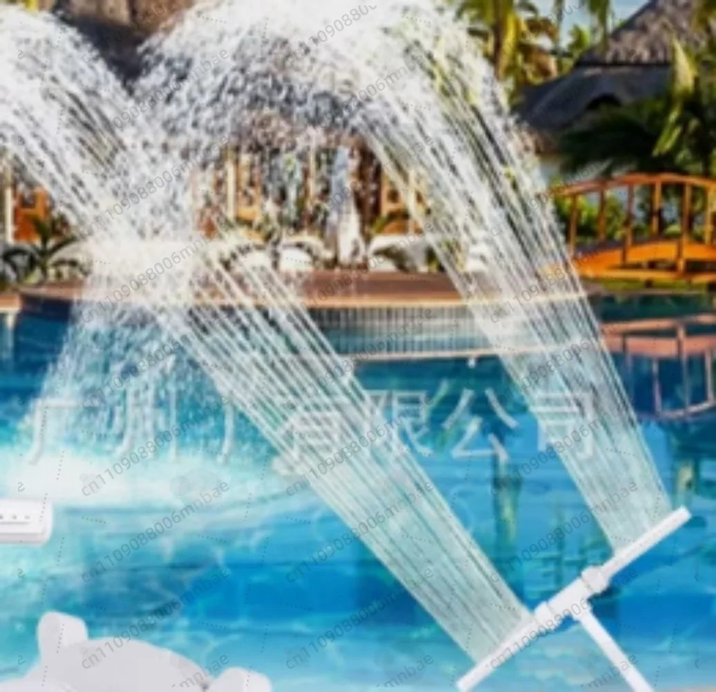 2-in-1 Double-Layer Waterfall Style Swimming Pool Fountain,Pool Cooler,Easy To Install,For Family Pool Parties Accessory Kit
