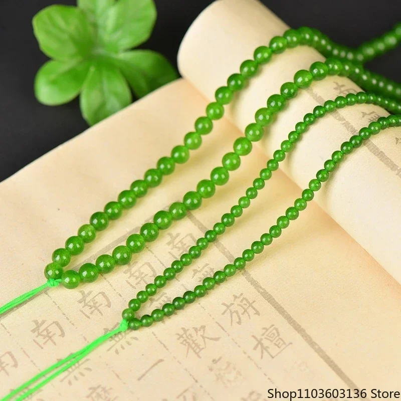 

Натуральный кварцитовый зеленый нефритовый браслет 6/8 мм DIY круглые бусины ручной работы ожерелья модный очаровательный ювелирный браслет