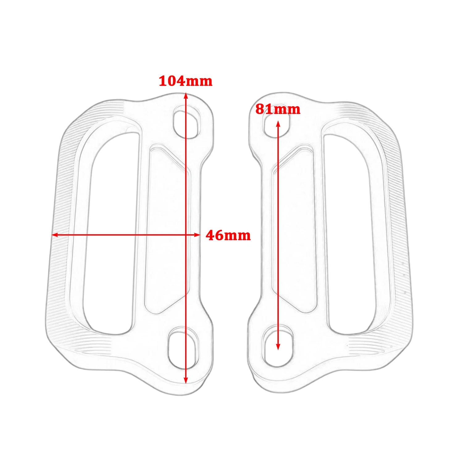 For 675SR-R 675 SR-R 675SR R 675SRR CNC Tail Rear Seat Passenger Handle Grab Bars Accessories Motor