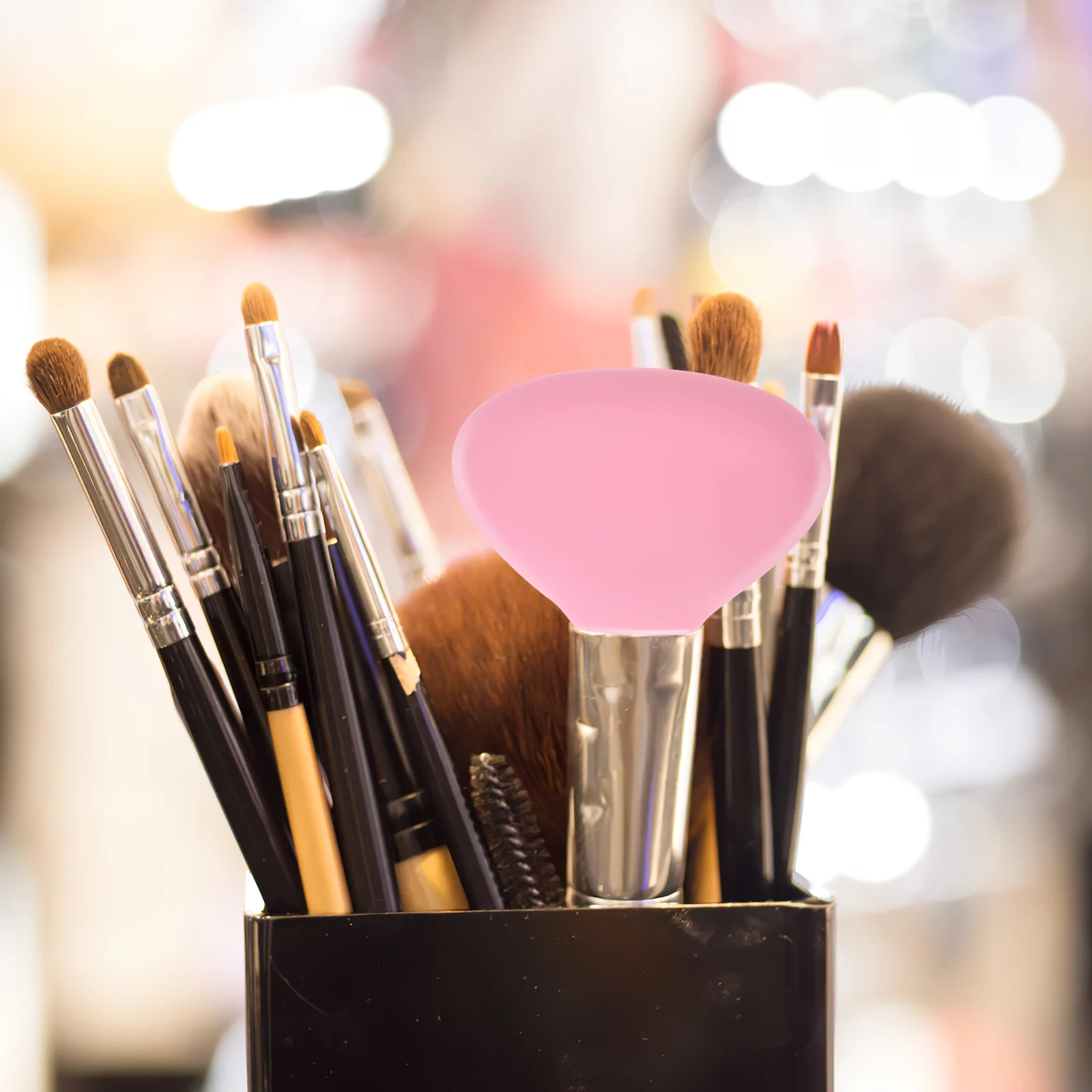 

Makeup Brush Covers Silicone Reusable Protector Storage Holder for Foundation Blush
