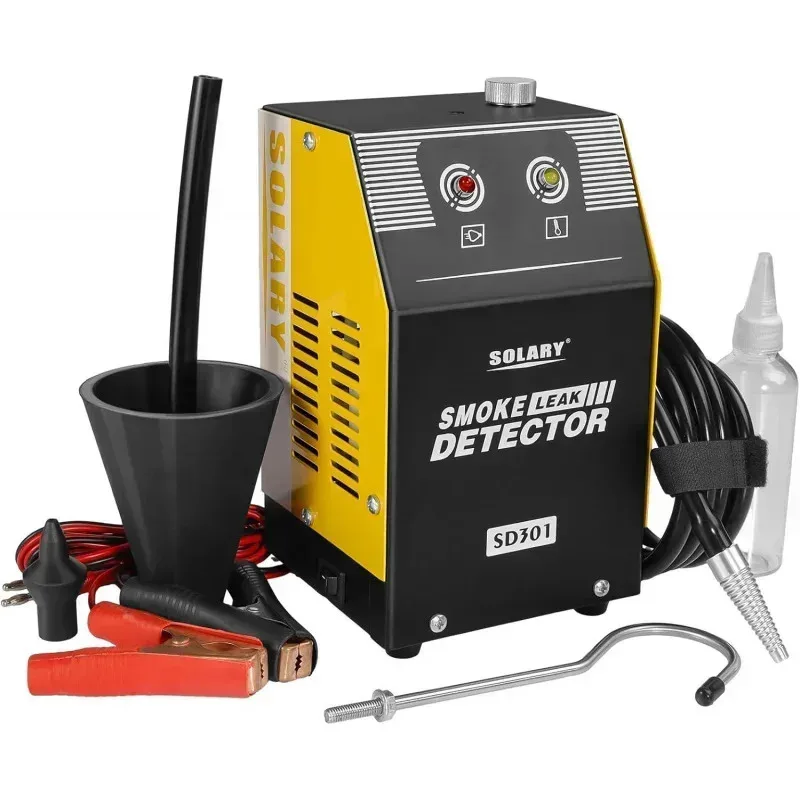 

QAZ8-J1JSolary Automotive Smoke Machine Leak Detector - 12V DC EVAP Vacuum Diagnostic Tester for Pipe System