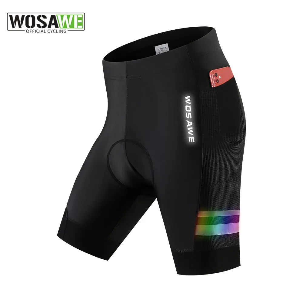 

WOSAWE Padded Cycling Shorts Men Women Shockproof MTB Bicycle Bermuda Shorts Summer Road Bike Cycling Tights Ropa Ciclismo