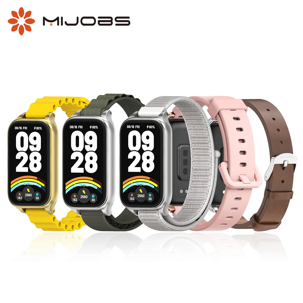 Strap for xiaomi Mi band 9 Active Bracelet Global Version Silicone Waterproof Wristband Mi Smart Band 9 Active Strap