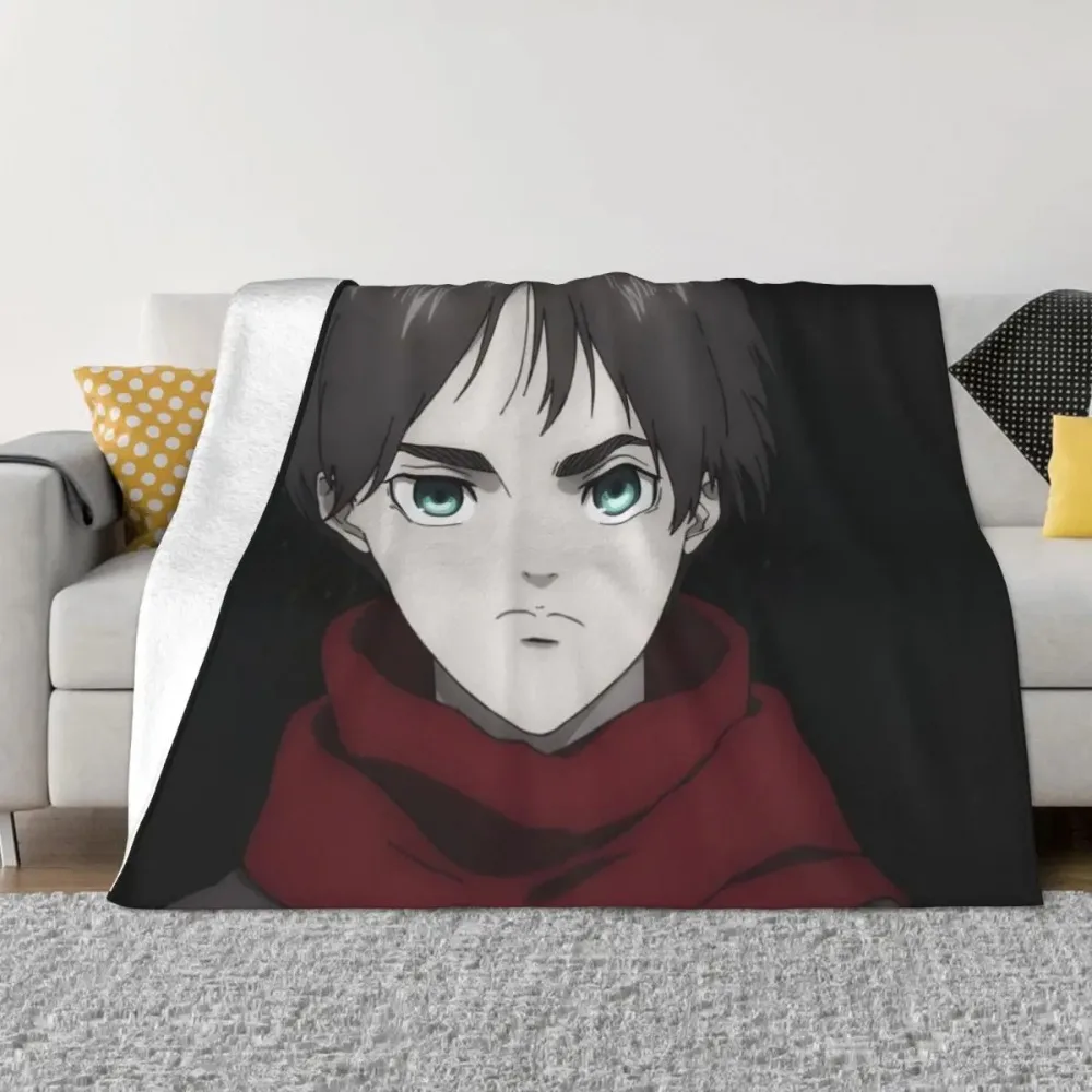 

Attack Baby Blankets Cartoon Plaid Fleece Autumn Winter Anime Gift Warm Blankets for Bedding Outdoor Plush Thin Quilt