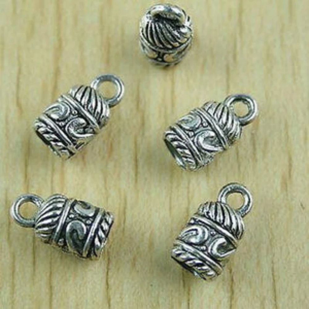 

20PCS 13.4mm hole is 4.8mm TIBETAN SILVER BELL SHAPE CHARM FINDINGS H1506