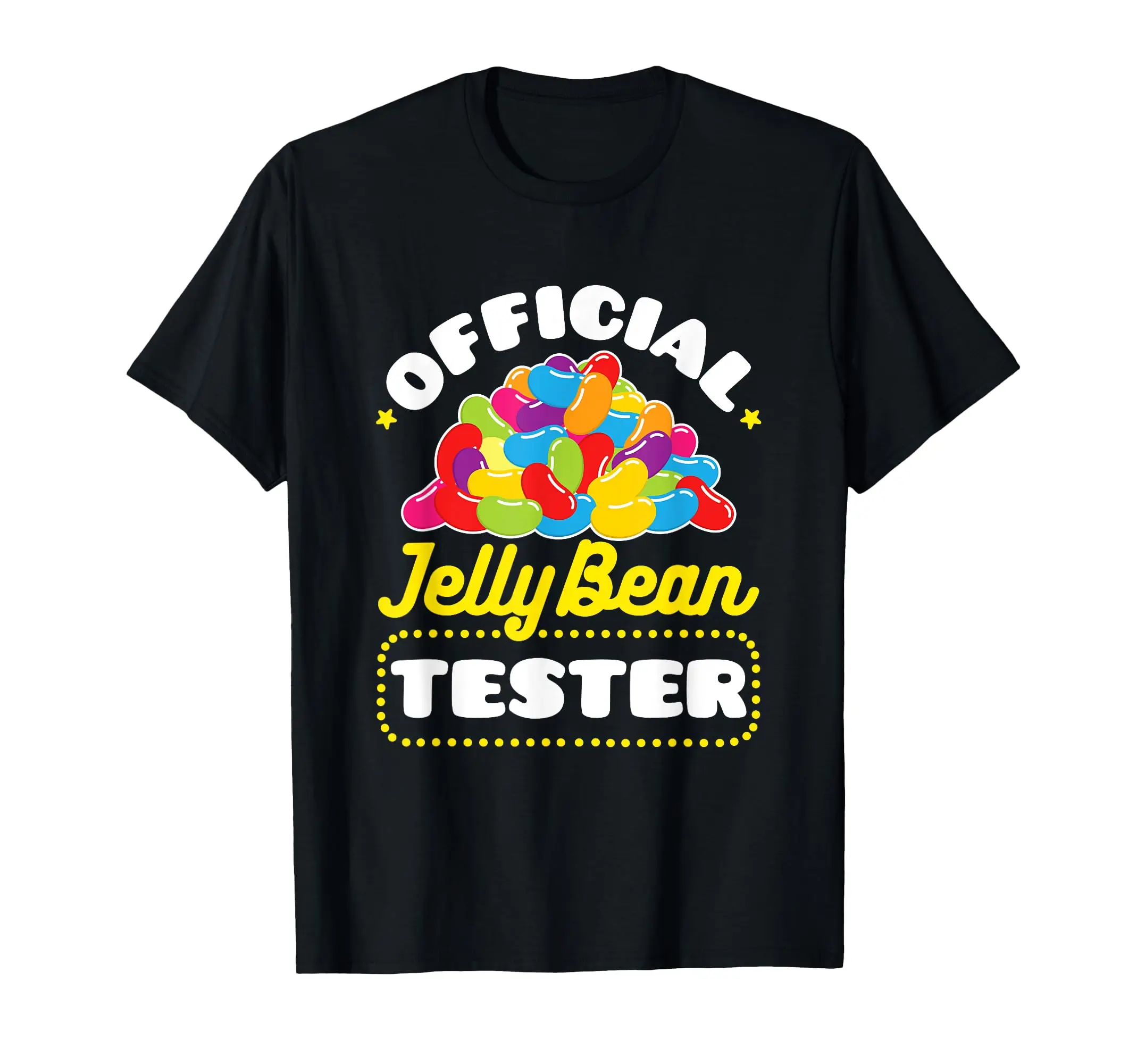 Easter Candy - Jellybeans Jelly Bean Tester Cute Aesthetic Shirt Short Sleeve Crew Neck Tshirt