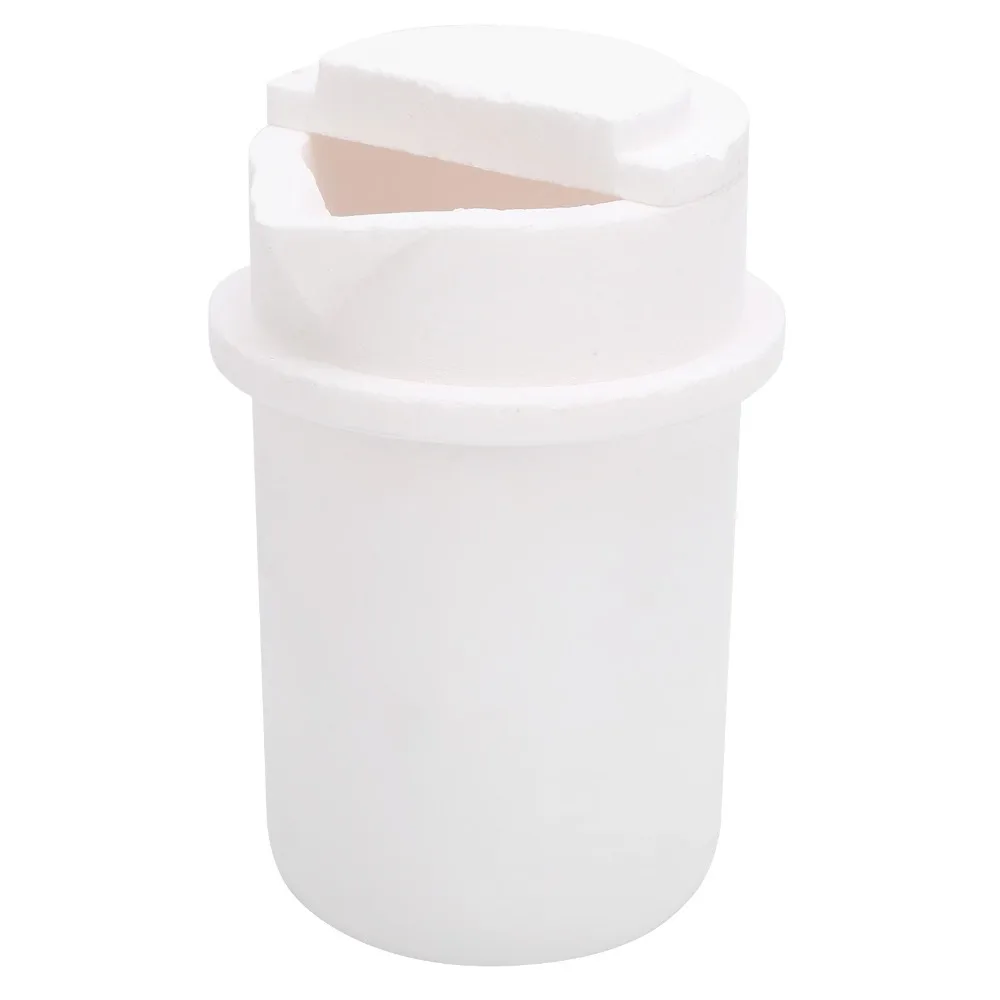 

С крышкой/с крышкой, плавленый кварцевый тигель емкостью 1 кг, высокая чистота, плавильный тигель, чашка, плавильная горелка для печи